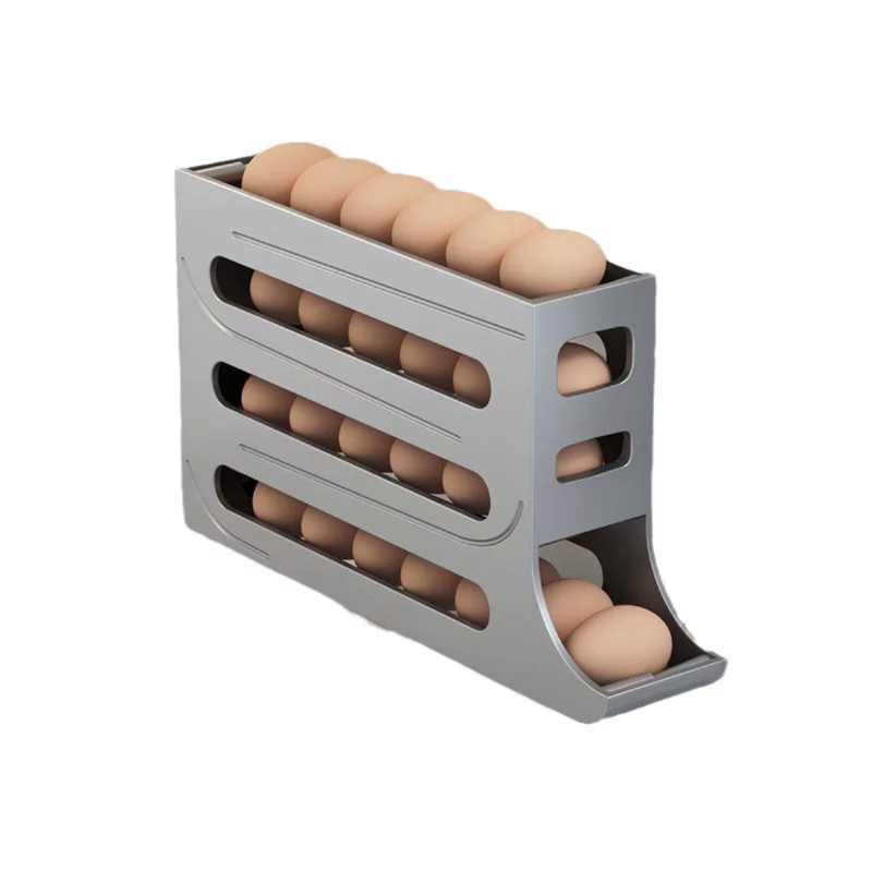 Porta Ovos Organizador Bandeja Geladeira Dispenser 4 Andares
