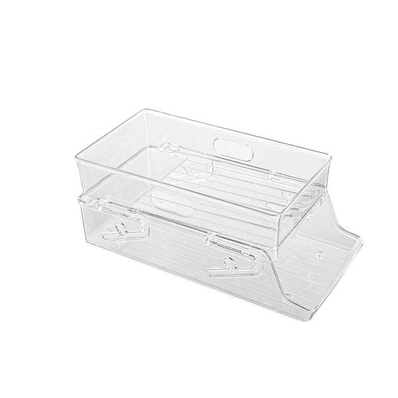 Organizador Multiuso Porta Latas para Geladeira em Acrílico - 12 Unidades de 350 ml
