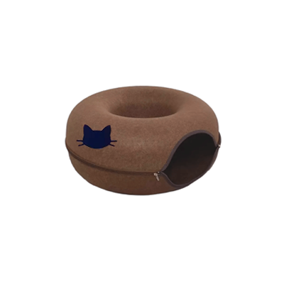 Cama Túnel Gato Interativa Tamanho G Donut Pet Brinquedo Caminha Felino Casa Casinha