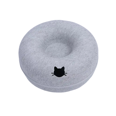 Cama Túnel Gato Interativa Tamanho G Donut Pet Brinquedo Caminha Felino Casa Casinha