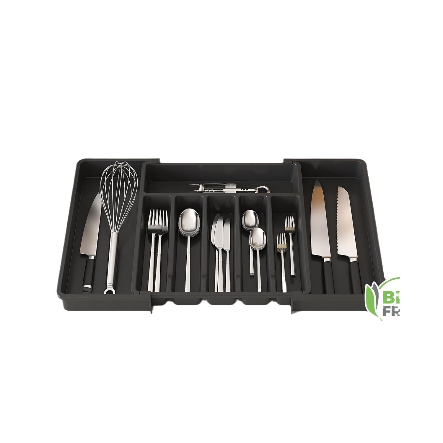 扩展餐具收纳盒家用便携伸缩收纳盘Expandable Utensil Tray 跨境