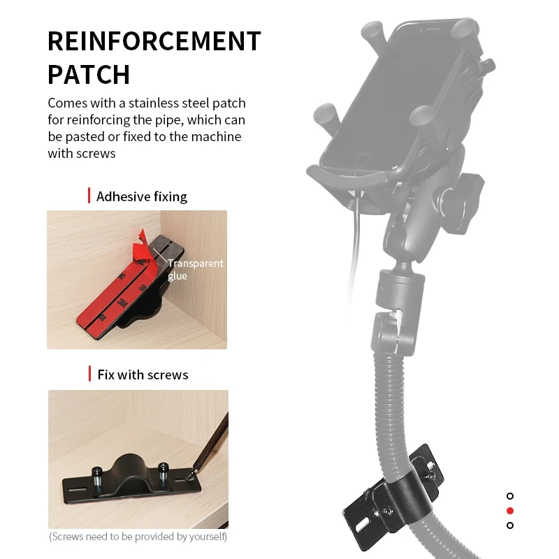 Vehicle Mount with 19" Rod and Composite Octagon Button and Socket Arm Compatible with RAM B Size 1" Ball VIN-B-ZG-50