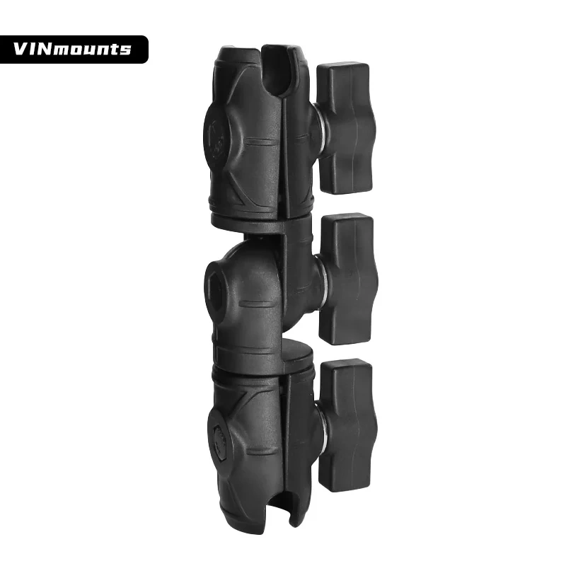 VIN mountS Double Socket with 360° Swivel Arm for 1" Ball Bases VIN-B-DLG-03