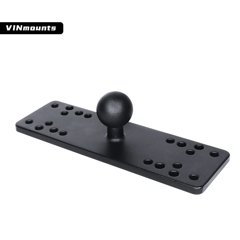 1'' Ball Fish Finder Mount Plate Aluminum Alloy Universal Marine Electronic Plate for  Fit for ram mounts VIN-B-022