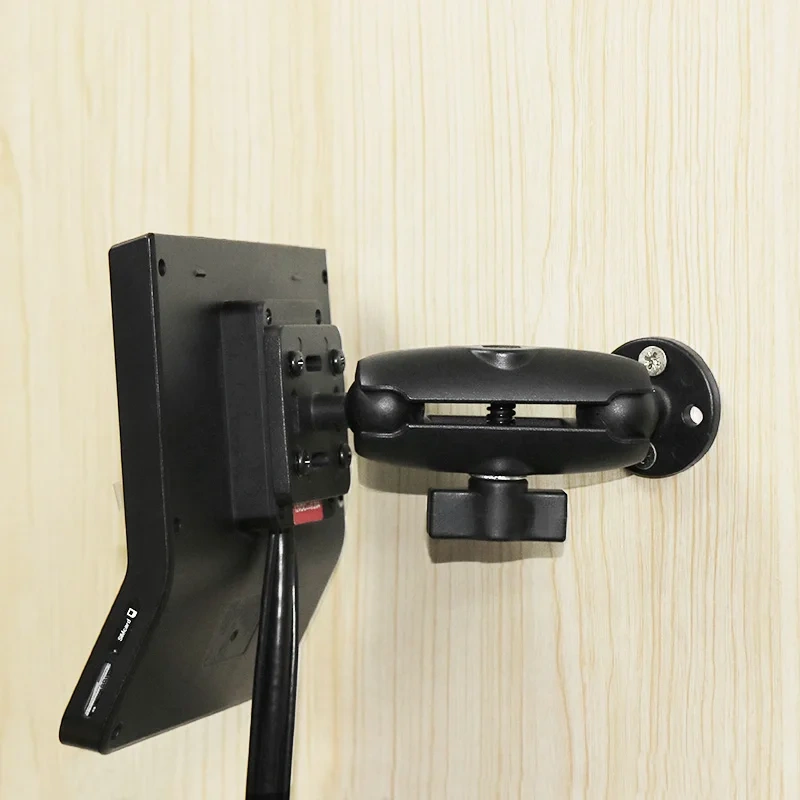 VINmounts 1'' Ball Mount Base with Aluminum Alloy 4 Hole Round Plate & 1'' Rubber Ball Adapter for ram mounts  VIN-B-005