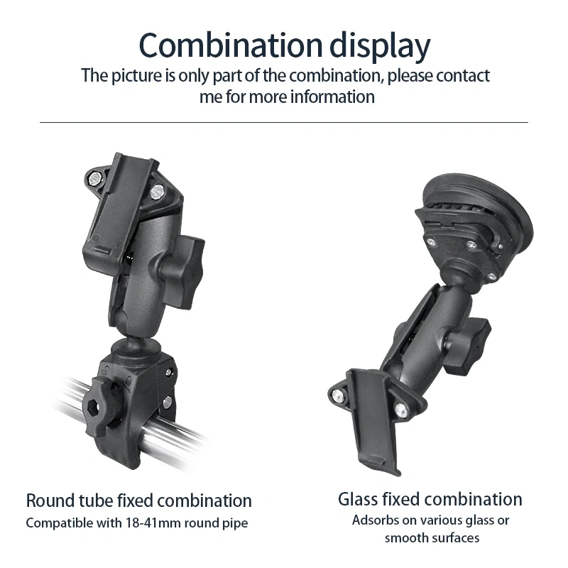 VINmounts Composite Nylon GPS Mount Spine Cradle for Garmin Devices With 1" Ball compatible with ram mounts VIN-JM-01