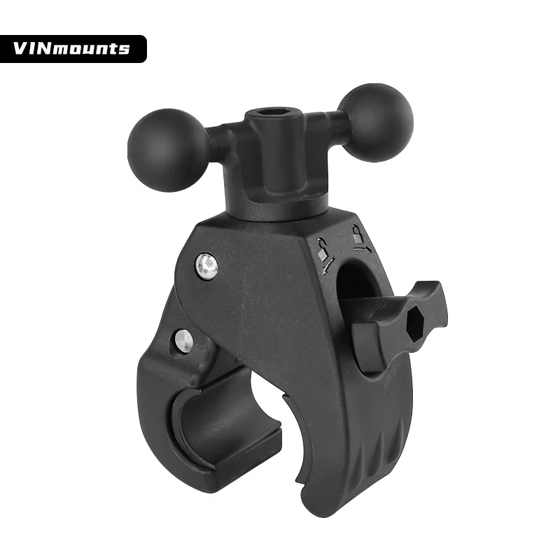 VIN mounts 18-50mm clamping diameter Double ball Tough-claw Clamp Mount for Bike Bicycle Motorcycle Handlebar VIN-B-DZJ04