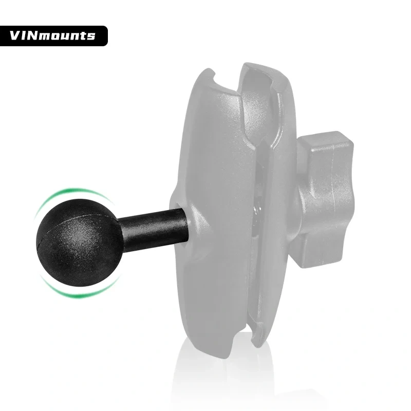 Tough-Ball Connecting rod expansion ball head bolt adapts to 1 "ball to a 1/4" -20 thread "B" size for ram mounts  VIN-B-007