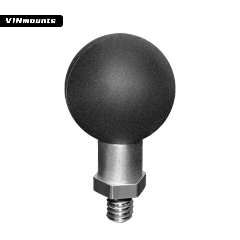 VINmounts Metal 1/4 Adapter To 25.4mm Ball Head 1''  Bracket Connector Motorcycle Sport Camera Mount for ram mounts VIN-B-014
