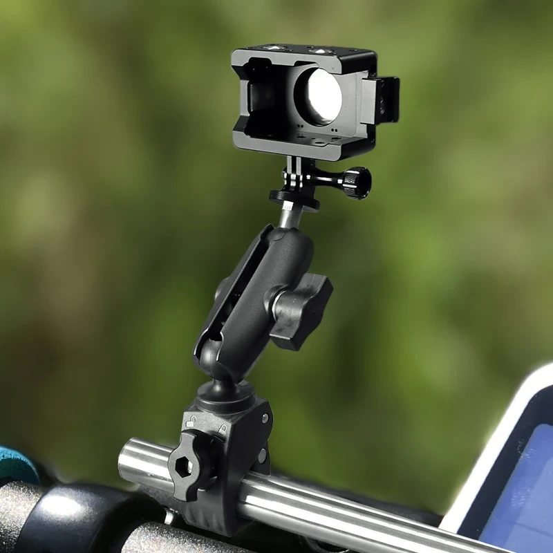 VINmounts Metal 1/4 Adapter To 25.4mm Ball Head 1''  Bracket Connector Motorcycle Sport Camera Mount for ram mounts VIN-B-014