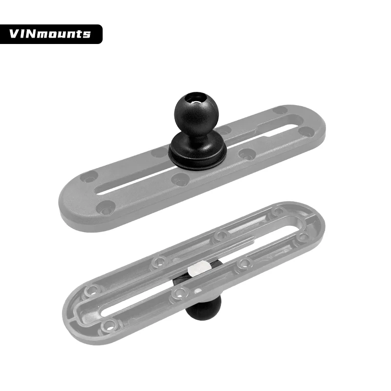 VIN mounts 1" Ball head Holder to T-bolt Converter Screw Head for Car Monitor Pad GPS Bracket Holder Ball Mount Base VIN-B-011