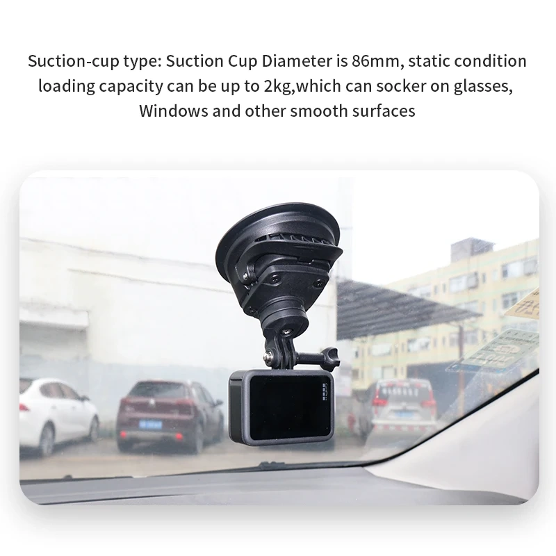 VIN mounts Camera accessories 2 in 1 Universal Strong Sticky  Camera Suction Cup  mount  for car Windshield VIN-B-XP03