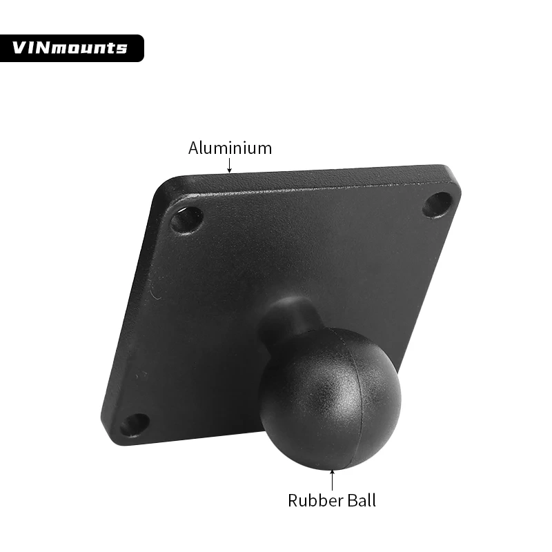 VIN mounts 1 PC Aluminum Square Mount Base with Ball Head for RAM Mount for garmin Zumo/TomTom