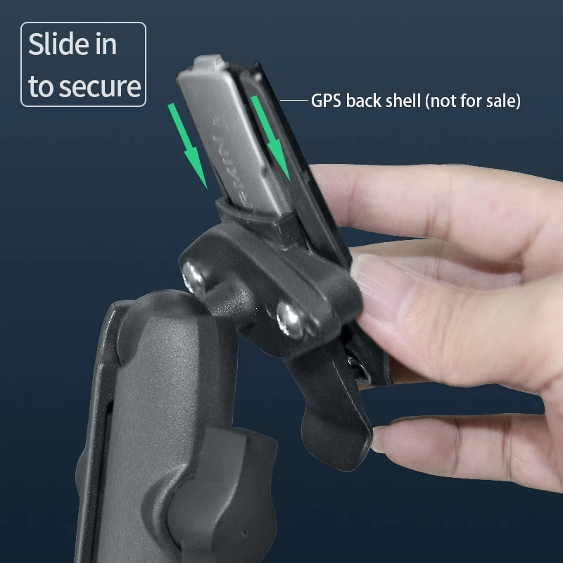 VINmounts Composite Nylon GPS Mount Spine Cradle for Garmin Devices With 1" Ball compatible with ram mounts VIN-JM-01