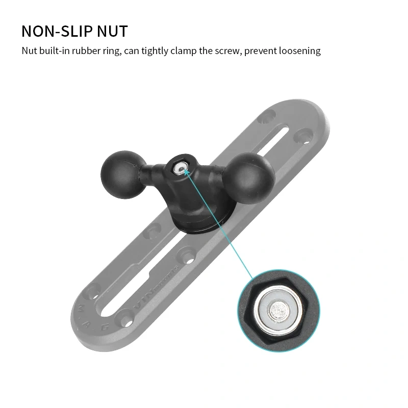 Dashboard car accessories1''B ball head Double Ball Head Adapter Extension Joint Mount Adapter Connect  for ram mounts VIN-B-012