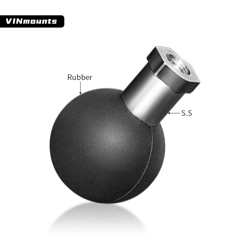 VINmounts 1'' Ball Head Mount 1/4" Screw Adapter for 360 Sport Camera Phones GPS Holder Accessories for ram mounts VIN-B-015