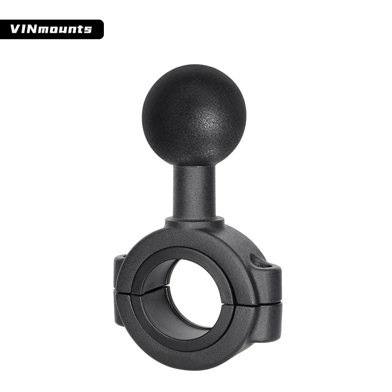 Medium-sized tubular guide Rail Base with B size 1" or C size 1.5" ball for Handlebar for RAM mounts VIN-BC-3U-1/VIN-BC-3U-1.5