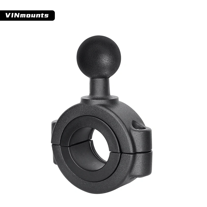 Medium-sized tubular guide Rail Base with B size 1" or C size 1.5" ball for Handlebar for RAM mounts VIN-BC-3U-1/VIN-BC-3U-1.5