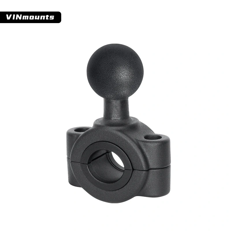 VIN mounts New design Aluminum Handlebar Clamp Mount U-bolt Base Compatible with RAM Mounts B size 1 inch Ball VIN-BC-2U-1