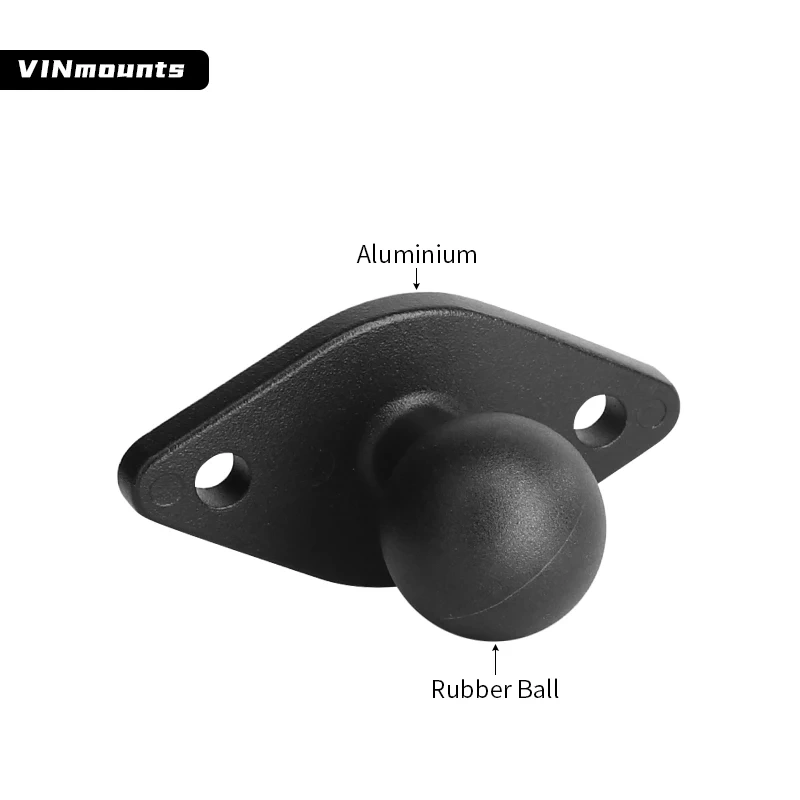 VINmounts 1''Diamond Ball Adapter with Hardware for Delphi & Sirius Radios for ram mounts  VIN-B-003