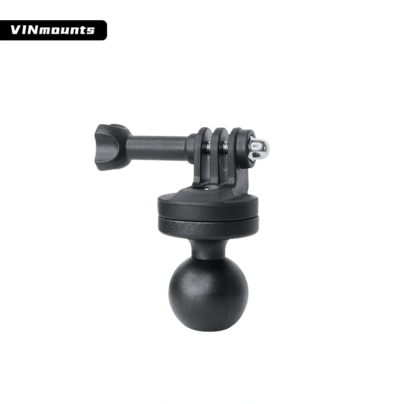 1 inch Ball Head Mount Adapter Aluminium alloy  For Go Pro Action Camera for RAM Mounts Motorcycle
