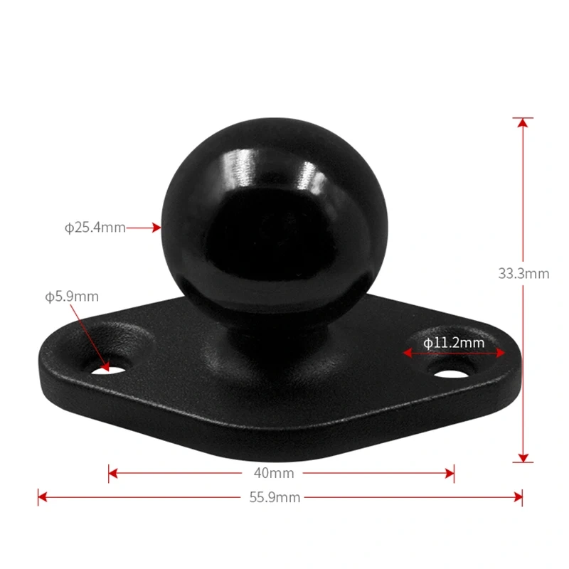 VINmounts 1" Ball Head Adapter drill base tablet mount Mobile phone holder Compatible with RAM Mounts VIN-B-009