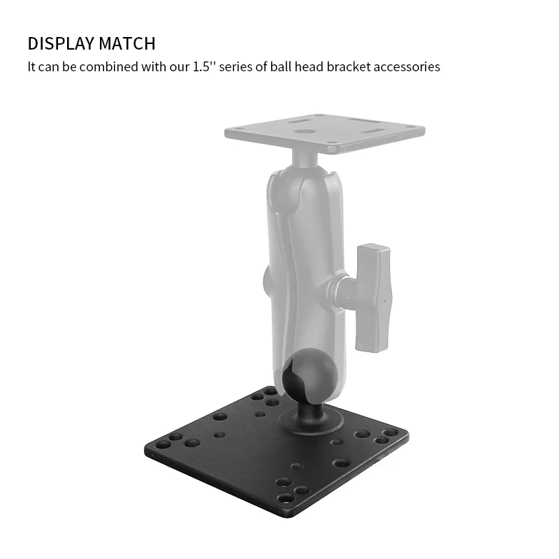 Wall mount 100X100mm Vesa Plate Adapter  with 1.5'' Rubber Ball for ram mount  VIN-C-005