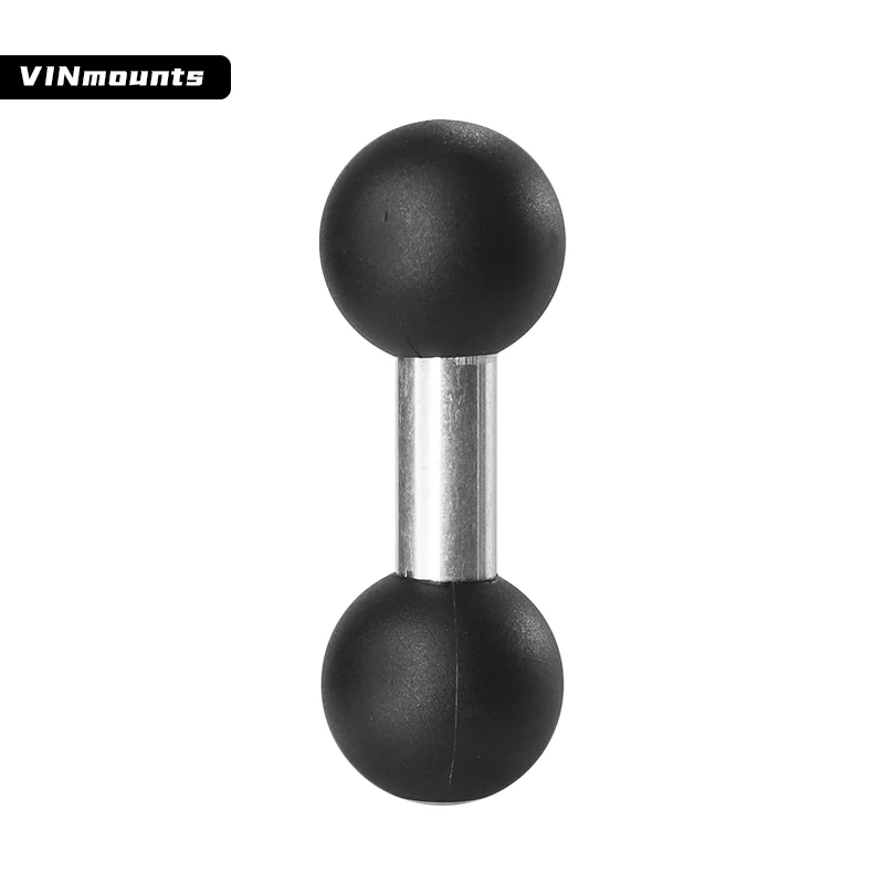 1.5'' Double Ball Adapter Compatible with C Size Forklift bridge flat bracket extension adapter ball joint aluminum alloy