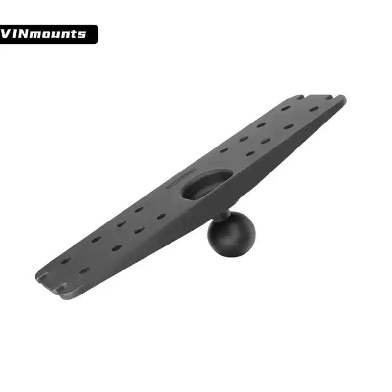 Rectangular 3x11 inch Marine Plate with 1.5 inch Ball for lowrance/simrad/sonar/furuno/GPS fish finder VIN-CD-TYQ6-1.5"