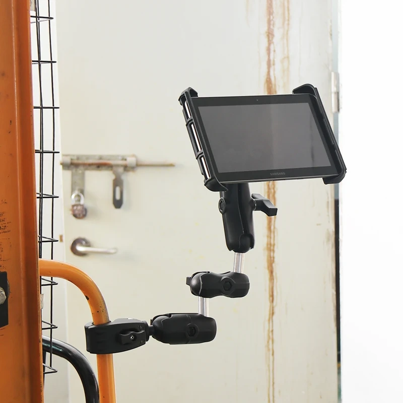 1.5'' Double Ball Adapter Compatible with C Size Forklift bridge flat bracket extension adapter ball joint aluminum alloy