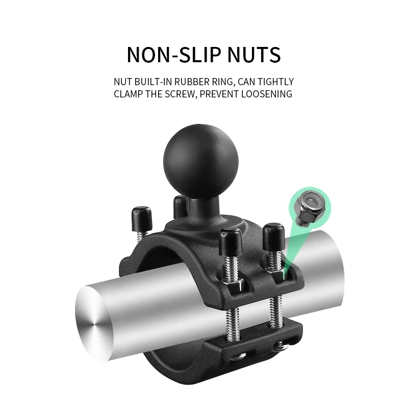 Rail Clamp Ball Base for 2''-2.5'' Rail w/C Size 1.5 Inch Ball for industrial tablet PC holder VIN-CD-GJDZ5(1.5")