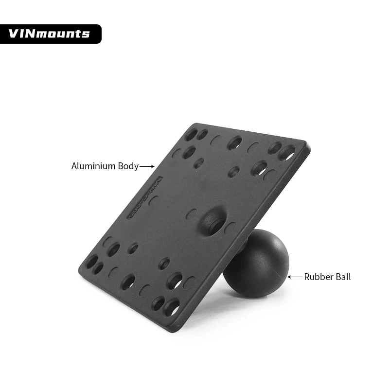 Wall mount 100X100mm Vesa Plate Adapter  with 1.5'' Rubber Ball for ram mount  VIN-C-005
