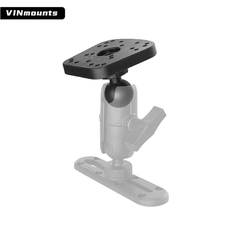 VINmounts Boat Depth Sounder/Fish Finder Ball Adapter with 1.5"Ball for Humminbird Piranha + More VIN-C-009