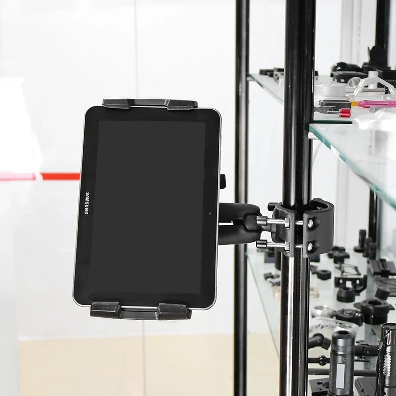 Rail Clamp Ball Base for 2''-2.5'' Rail w/C Size 1.5 Inch Ball for industrial tablet PC holder VIN-CD-GJDZ5(1.5")