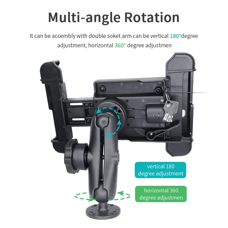 Anti-Theft Tablet Security Stand Tablet Mount Desktop Tablet Case Holder with Lock for Panasonic FZ-G2 tablet pc for Ram Mounts