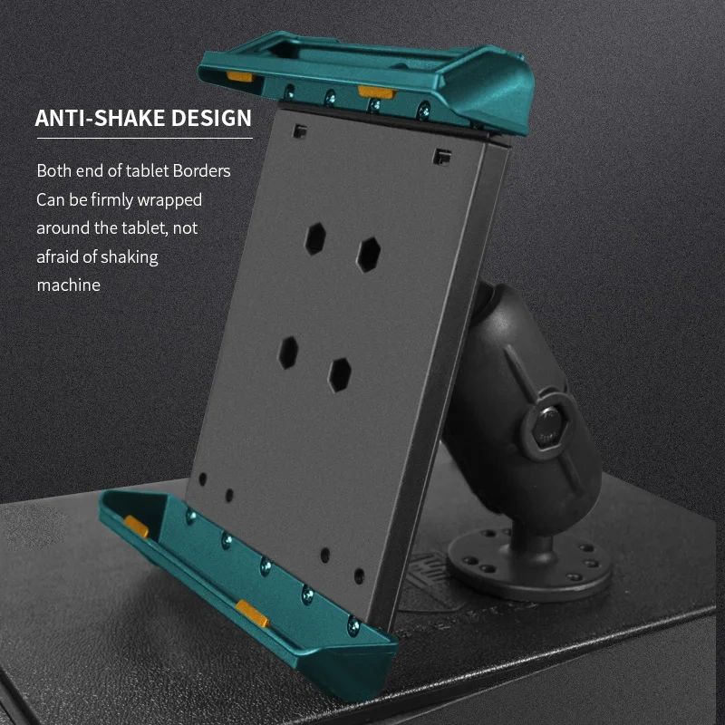Spring Loaded Holder Compatible with 7 inch Tablet for Desk/Table/Glass Door/Desktop Baffle/Easel 360°Adjustment Mounting