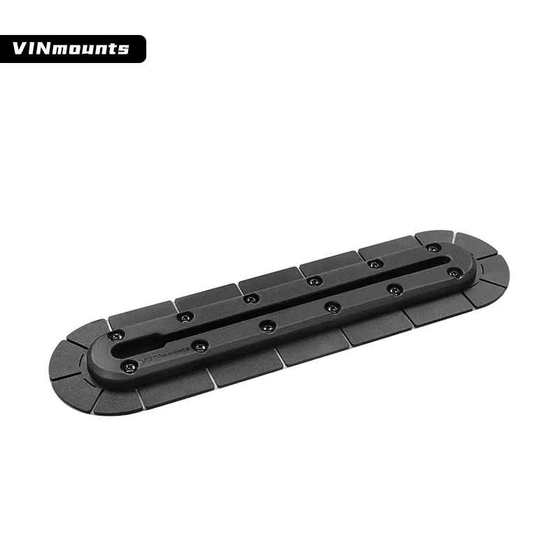 Ram & Jeep Kayak Track Base Adhesive Mount with T-Shaped Ball Head for Multi-Monitor Glue Paste Track Mount Car Accessories