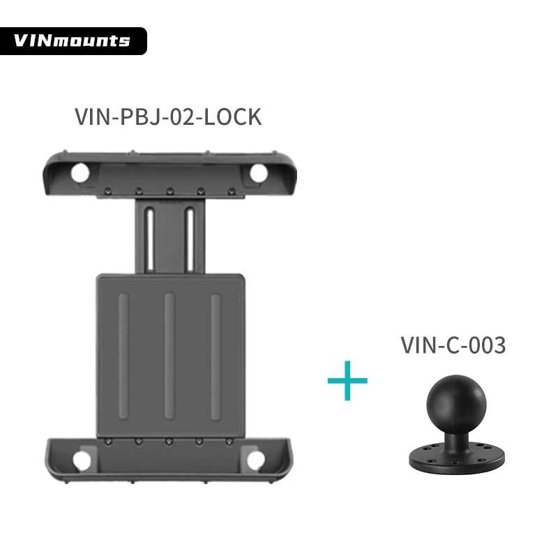 Tablet Cradle with lock and key Anti-theft Tablet Stand for Train/Bus/ Warehouse VIN-PBJ-02-LOCK for Ram Mounts
