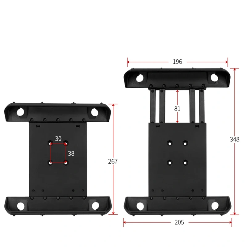 Universal 10 - 11 Inches Tablet Holder for Apple iPad Gen 1-4 + More for Truck Wall Mounting for Ram Mounts