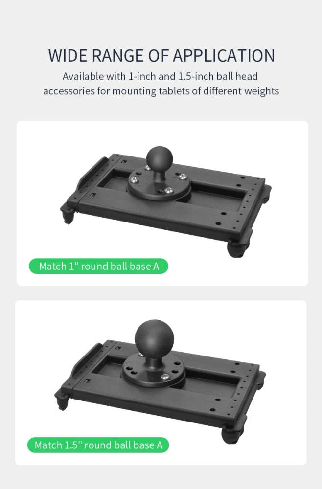 Industrial Truck Tablet Mount Holder for Tablet PC and GPS Navigation Fit for Truck, Car, Commercia Usage