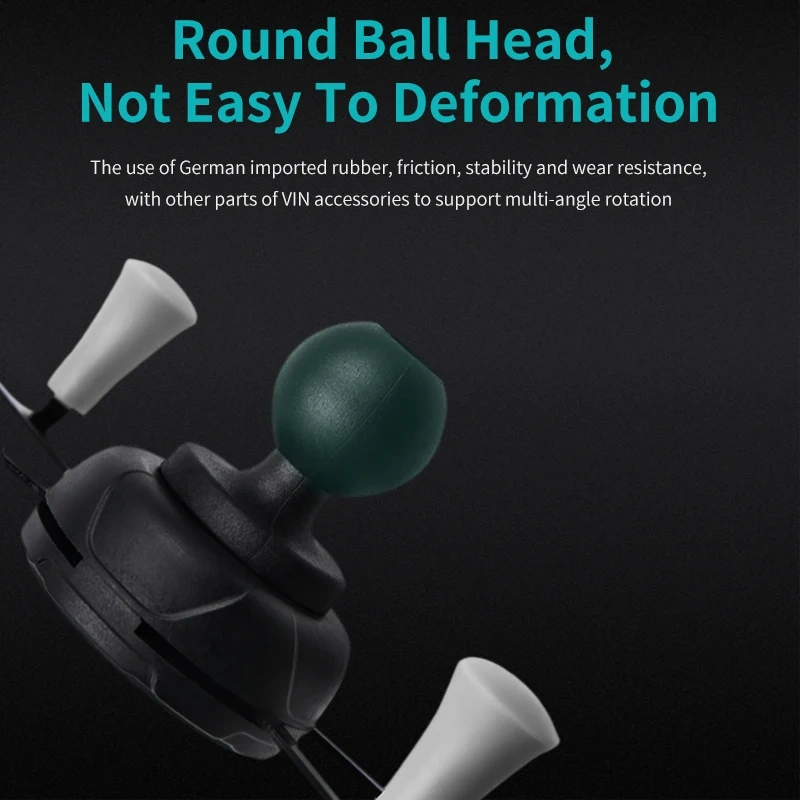 Flexible 2 in 1 car Windshield/Glass X-grip with 1" ball head mobile phone holder for Suction cup car phone holder for ram mount