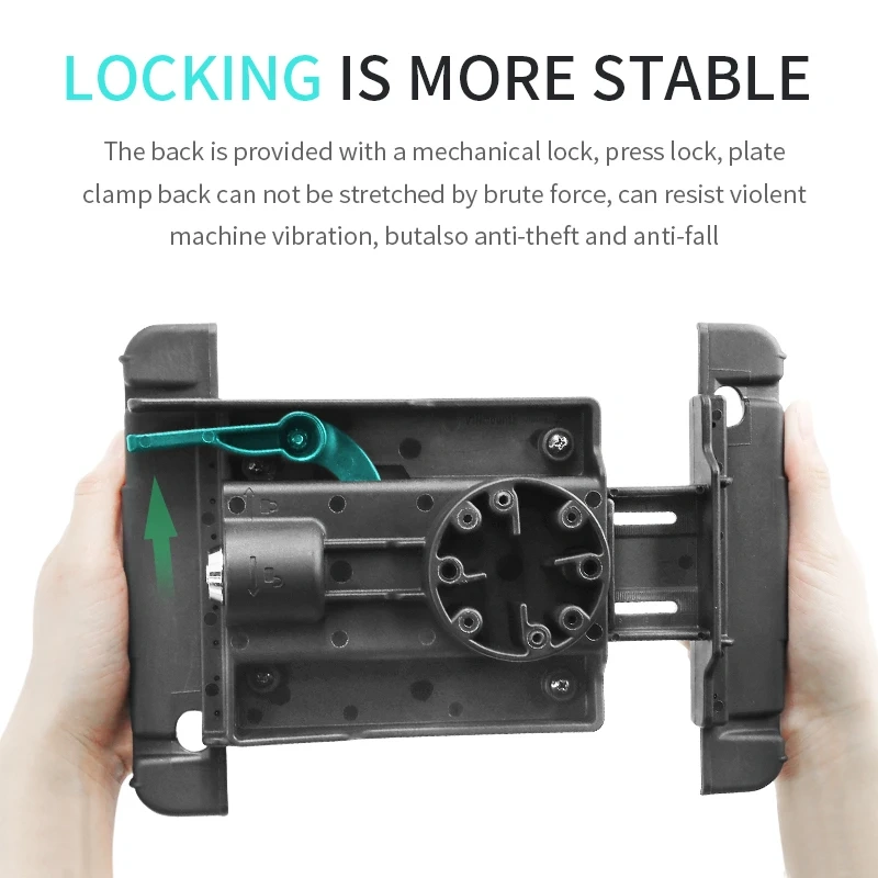 Tablet Cradle with lock and key Anti-theft Tablet Stand for Train/Bus/ Warehouse VIN-PBJ-02-LOCK for Ram Mounts