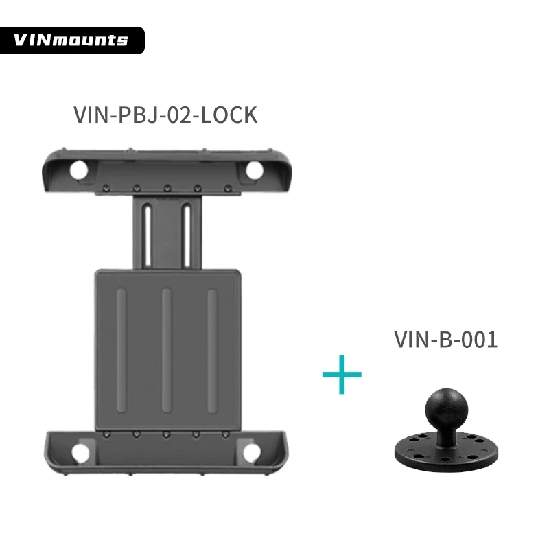 Tablet Cradle with lock and key Anti-theft Tablet Stand for Train/Bus/ Warehouse VIN-PBJ-02-LOCK for Ram Mounts