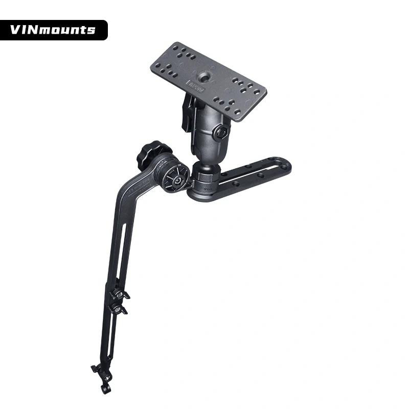 Fish Finder Mount Transducer Mounting Arm 1.5" Ball Base for Kayak, Marine Electronic Mount, for Scotty, Lowrance,Garmin for Ram
