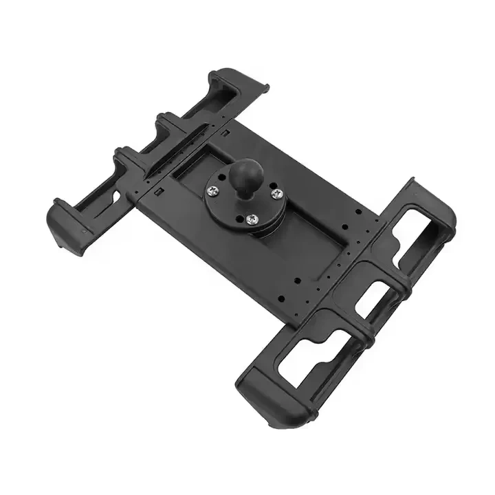 Spring Loaded Tablet Holder for 9.7“-12.9” Tablets Desktop Adjustable Tablet stand for Truck/Car Mount VIN-PBJ-08