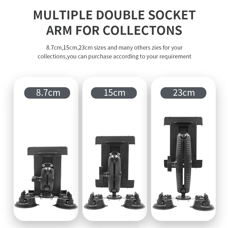 VIN MountUniversal Laptop and Tablet Stand with Adjustable Aluminium Swivel Ball for Desk/Car/Wall/Truck/Forklift for Ram Mounts