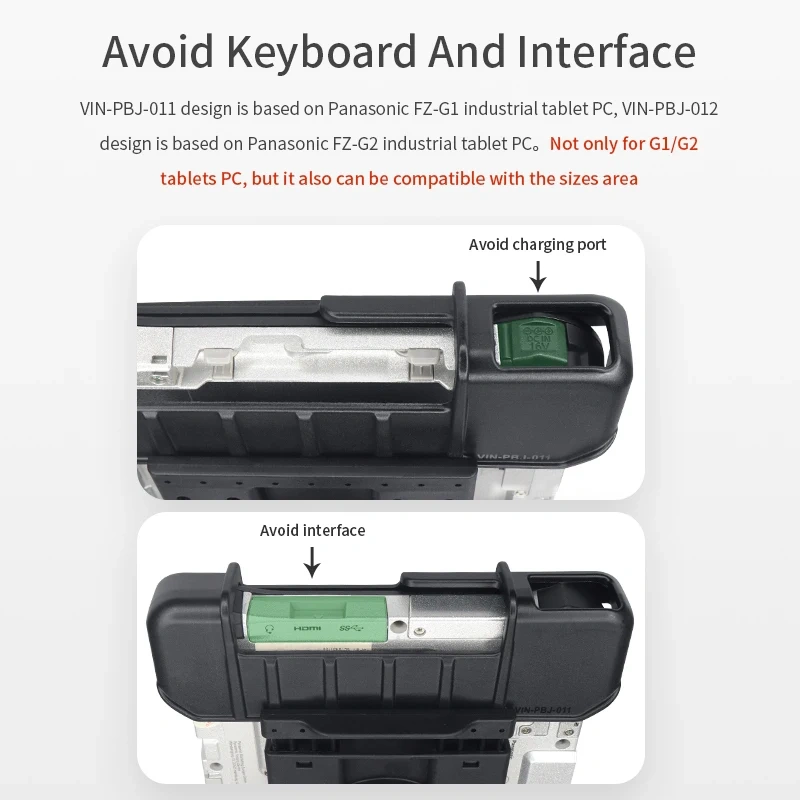 Panasonic FZ-G1 tablet pc Holder for 10”-11” Rugged Tablets VIN-PBJ-011 Portable, Multi Angle Viewing Stand for Ram Mounts