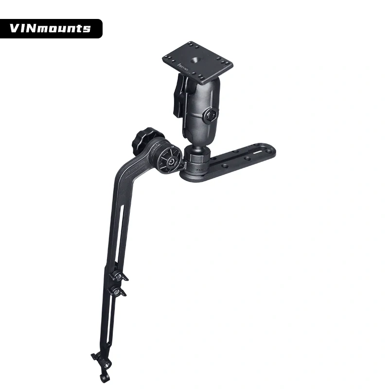 Fish Finder Mount Transducer Mounting Arm 1.5" Ball Base for Kayak, Marine Electronic Mount, for Scotty, Lowrance,Garmin for Ram