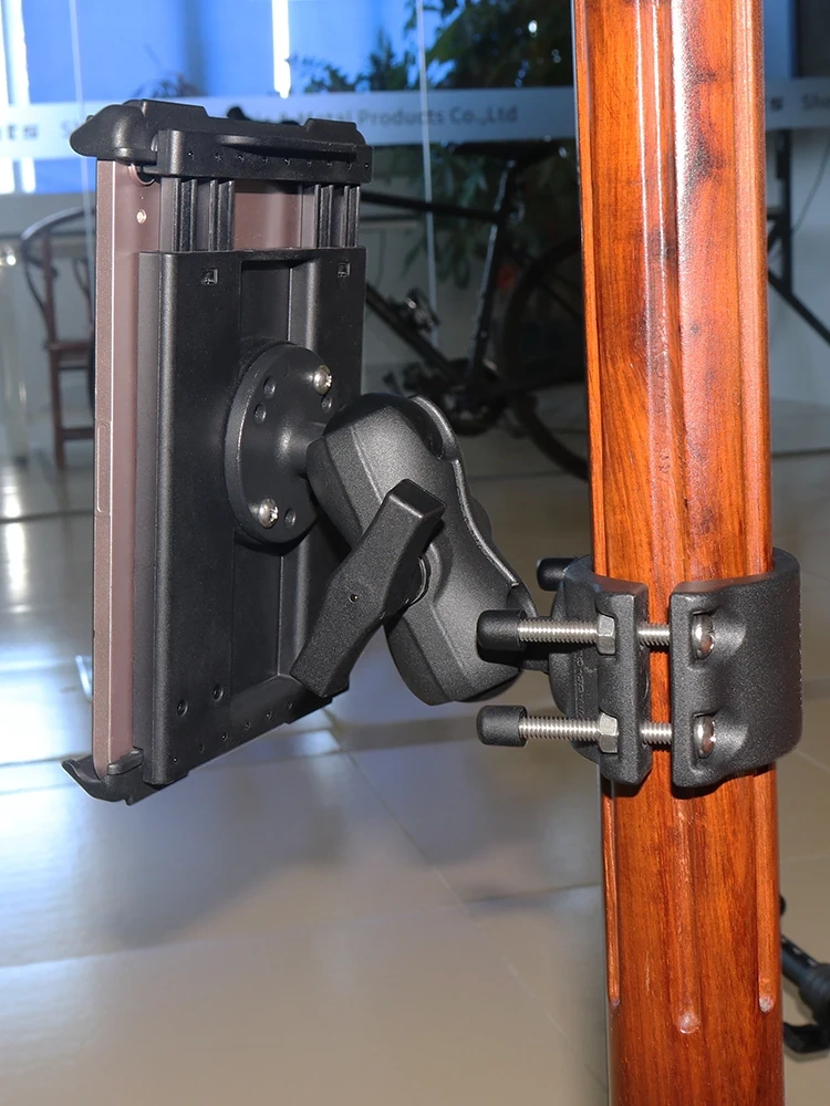 Robust Clamp Tablet Holder, Flexible Pipe Clip Tablet Mount for Samsung Galaxy A7 Lite and more