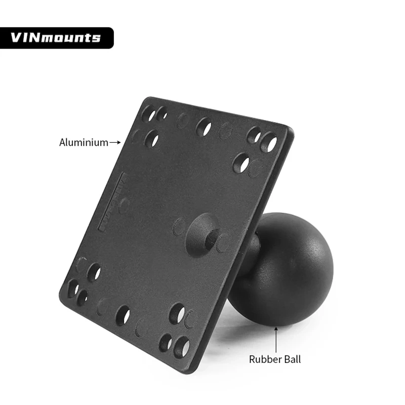 2.25" Ball head 100X100mm VESA Plate Aluminium for Marine, TV, air conditioner, GPS holder wall mount or Stand